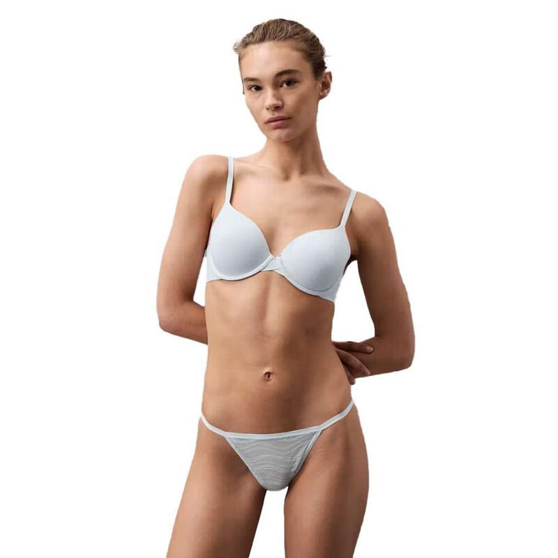Calvin Klein Sheer Lace String Thong image number 0